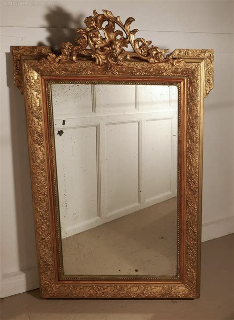 Antiques Atlas - Large French Gilt Wall Mirror