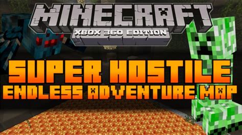 Minecraft Xbox 360 Adventure Map Super Hostile