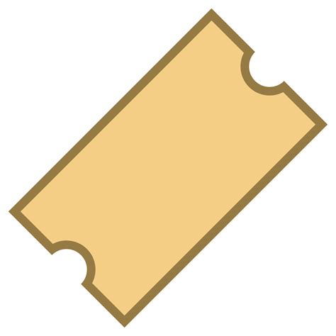 Golden Ticket PNG Pic | PNG Mart