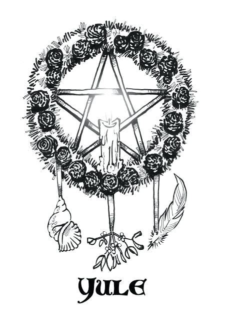 yule coloring pages printable pagan coloring pages yule colouring pages