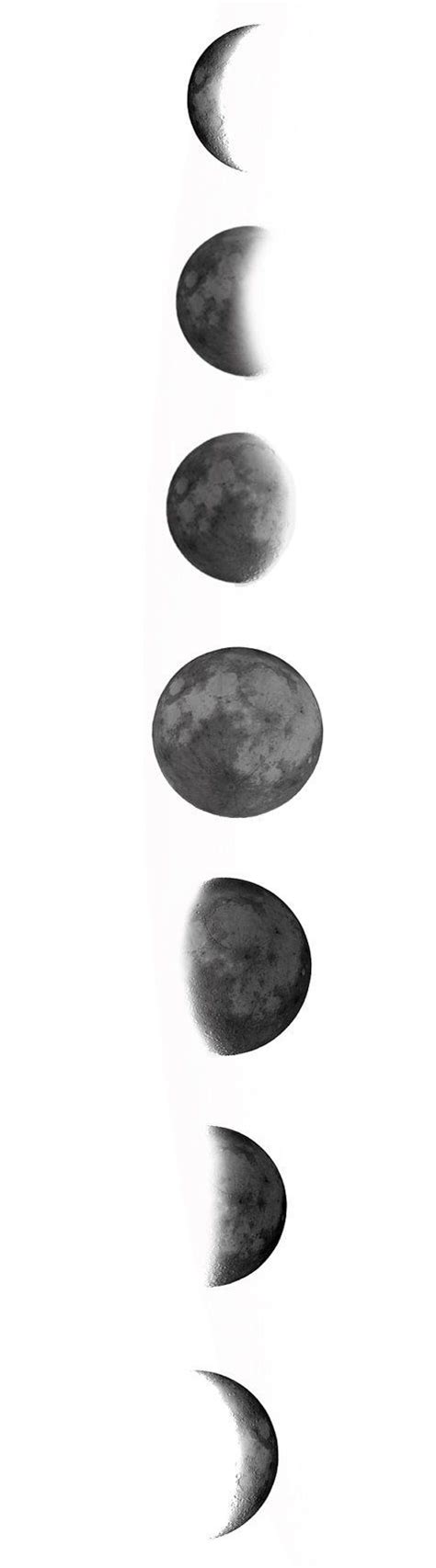 Himmlische Phasen der Mond temporäre übertragen Tätowierungen