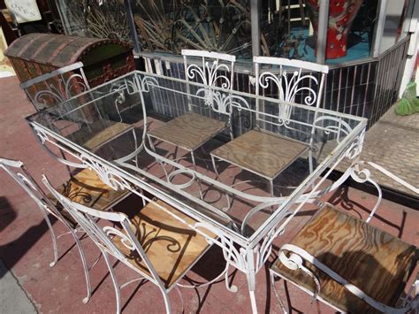Vintage salterini wrought iron bouncer armchair floral motif mid century gretasplace 5 out of 5 stars (261) $ 450.00. Salterini 1928-1953 Wrought Iron Outdoor Patio Furniture - Early California Antiques Shop