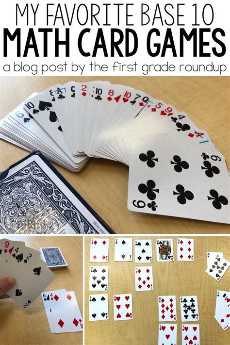 Primary Math Card Games Firstgraderoundup