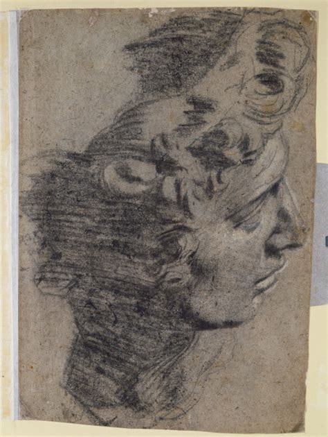 Study After The Head Of Michelangelos ‘guiliano Demedici