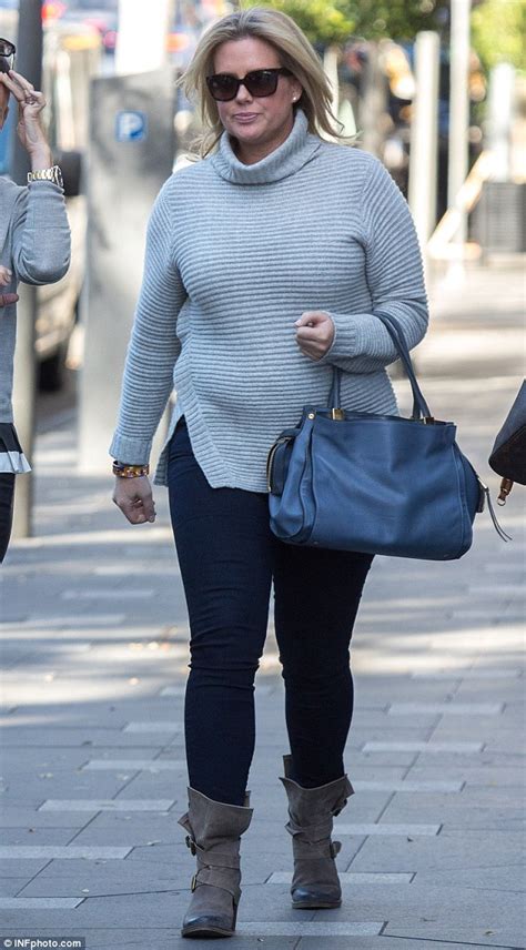 Samantha Armytage Wows In Skinny Jeans And A Grey Knit In Sydney