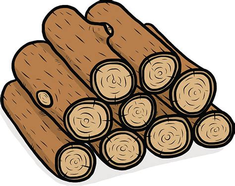 Best Firewood Pile Illustrations Royalty Free Vector Graphics And Clip