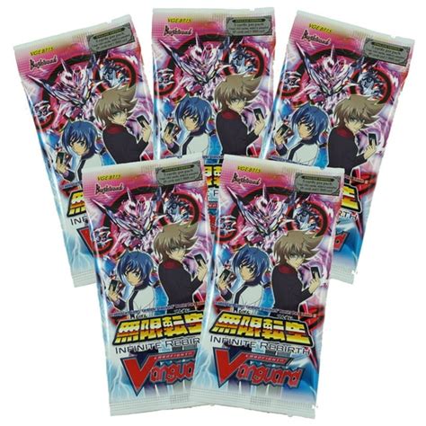 cardfight vanguard cards infinite rebirth booster packs 5 pack lot english