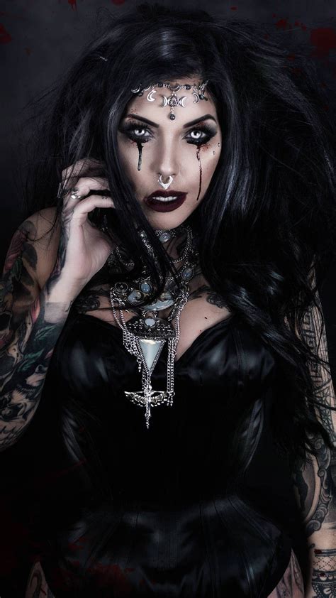 Pin By Akasha Vamp On Tattoo Beauty Gothic Girls Punk Looks Gothic Beauty