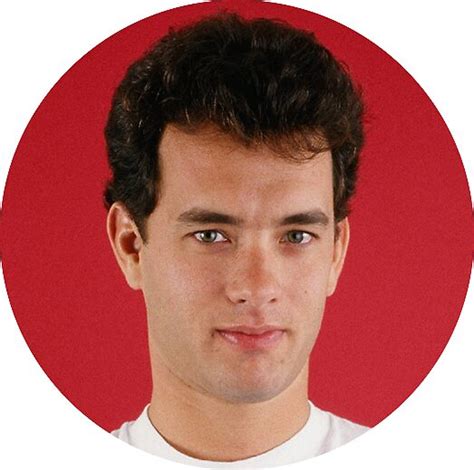 He is a supporter of nasa's programs and wanted to become an astronaut at a young age. "Young Tom Hanks " Stickers by jpmitchell2 | Redbubble