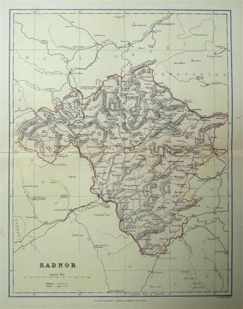 Maps Of Radnor Now Part Of Powys