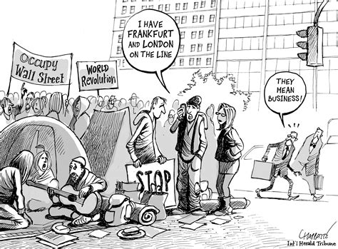 Anti Capitalist Protests Go Global Globecartoon Political Cartoons