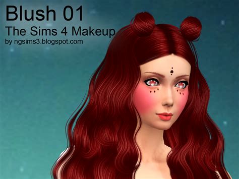 Ng Sims 3 Blush 01 The Sims 4 Makeup