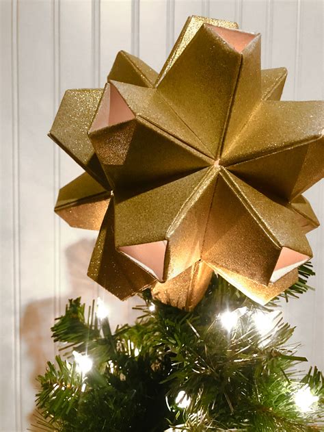 Origami Star Tree Topper Etsy