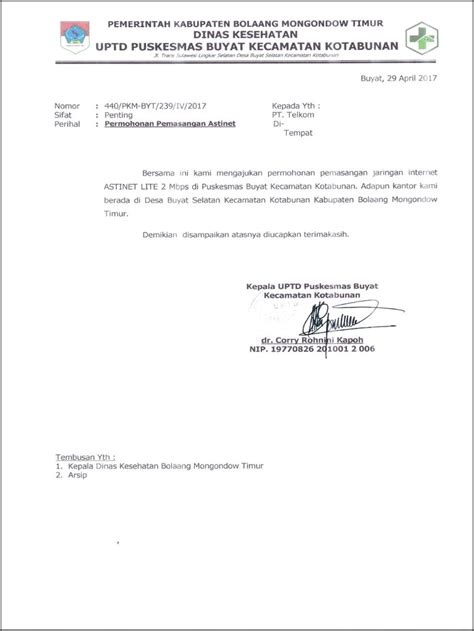 Contoh Surat Berhenti Berlangganan Astinet Astinet Indihome Sukabumi