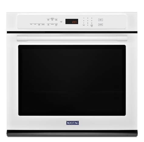Maytag White Electric Convection Wall Oven 50 Cu Ft Mew9530fw