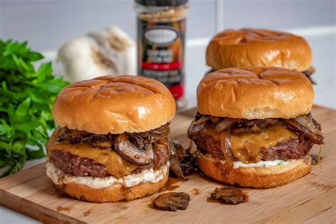 We think our beef really shines when paired with the simple. Wagyu Burgers with Caramelized Onions, Garlic Aioli and ...