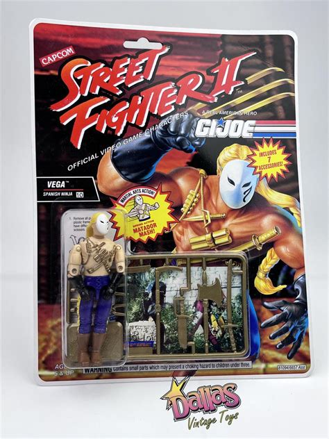 Gi Joe Street Fighter Ii Vega By Capcom Sealed And Carded