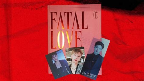 Unboxing Monsta X 3rd Album Fatal Love Kpopmap