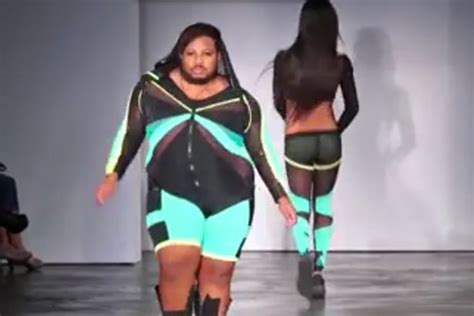 Watch plus-sized male model rule the catwalk with his amazing dance ...