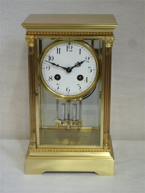 Antiques Atlas Brass Mantel Clock