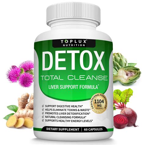 Detox Cleanse Liver Colon Cleanser Body Detoxifier - Natural 5 Day
