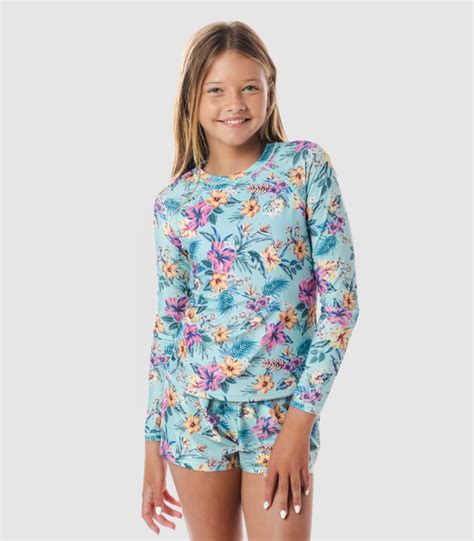 Piping Hot Tropical Swim Rash Vest Target Australia