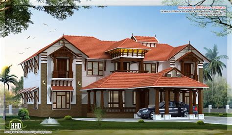 3800 Sqfeet Luxury Villa Elevation Kerala Home Design