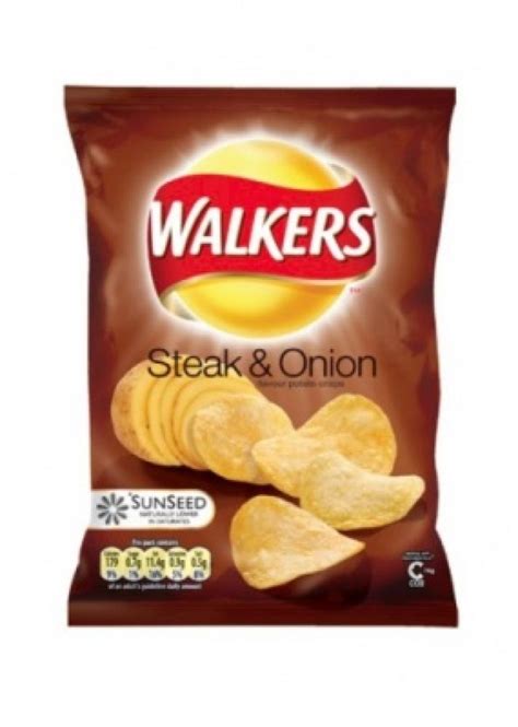 Walkers Steak And Onion Flavour Crisps 345g Approved Food
