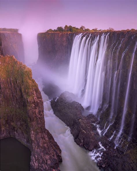 Victoria Falls At Sunrise Zambia Photo By Ian Plant