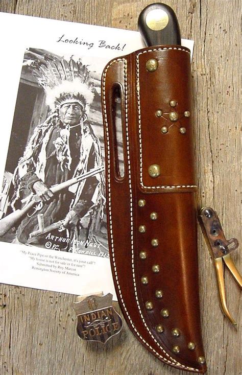 Bowie Knife Leather Holster Leather Knife Sheath Pattern Knife