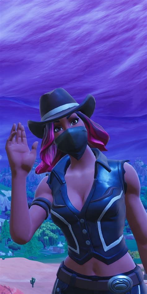 Calamity Cowgirl Fortnite Battle Royale 1080x2160 Wallpaper Hd