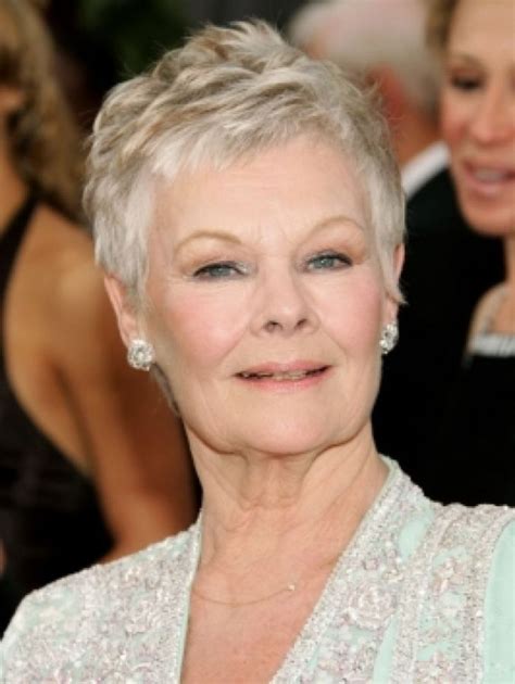 short hairstyles for women over 60 with fine hair dench atypical 60