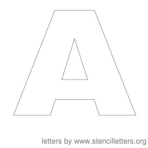 Free Printable Stencil Letters Stencil Letters Org