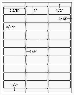 Replace the default fields with your information. DISCONTINUED - 3,000 Compulabel® Inkjet Clear Photo Glossy Address Labels, 30 per sheet.use ...