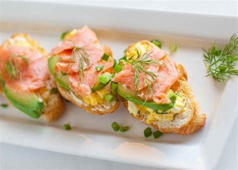 12 to 15 blades of fresh chives, finely chopped Smoked Salmon Breakfast Croissants - Tatyanas Everyday Food