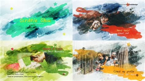 Kids slideshow ii after effects template. 25394555 VIDEOHIVE SCRIBBLE SHOW TITLE - VFXDownload