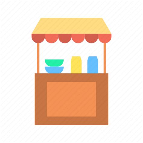 Stall Market Food Stall Merchant Street Icon Download On Iconfinder