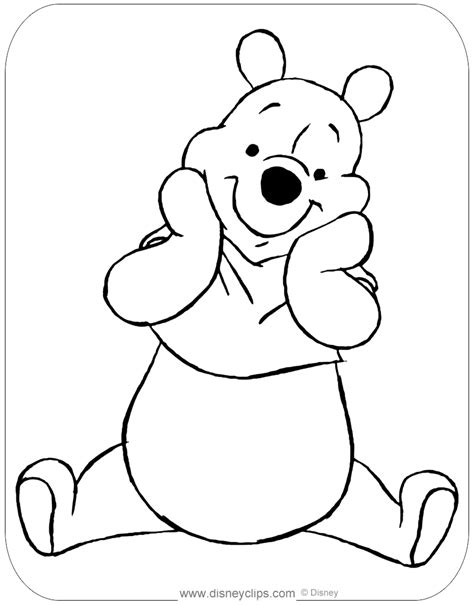 Disney Winnie Pooh Coloring Pages