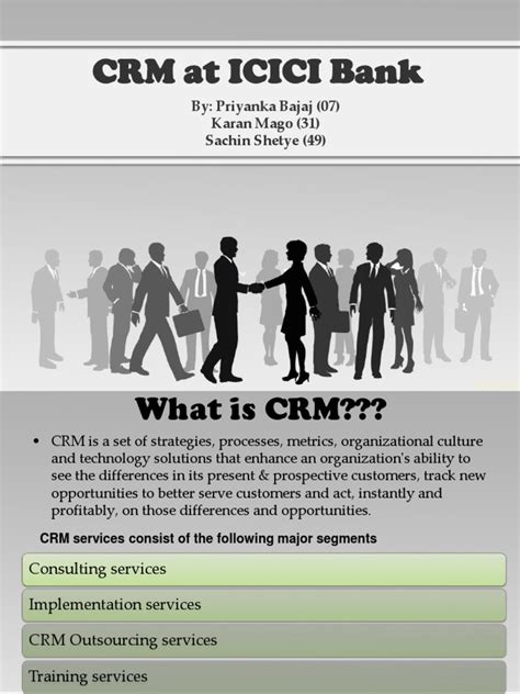 Implementation issues, privacy hurdles, poor staff engagement with the system. Crm at Icici Bank | Customer Relationship Management | Sales