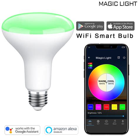 Magiclight Wifi Br30 Led Flood Light Bulb Tunable White And Color