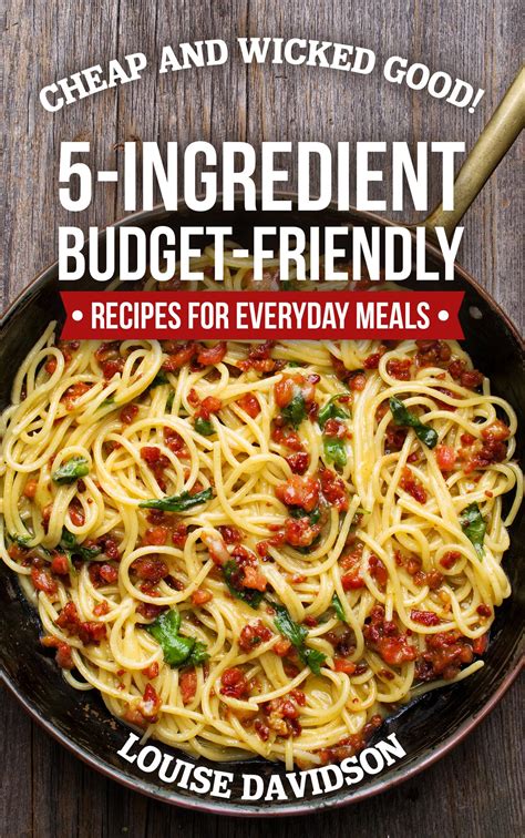 5 Ingredient Budget Cover - The Cookbook Publisher