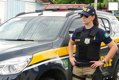 Polícia Rodoviária Federal Do Brasil Mulher Policial Policia