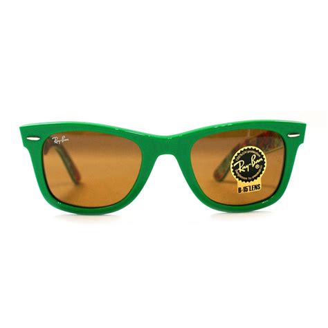 Ray Ban Ray Ban Original Wayfarer Sunglasses Special Series 11 Green