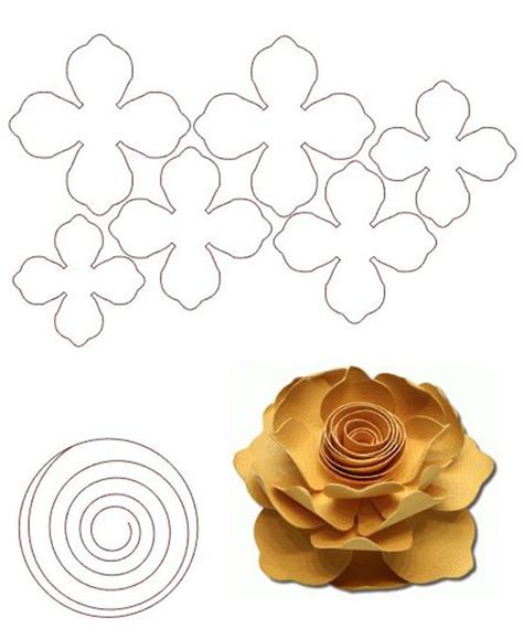 Moldes De Flores Para Imprimir Desenhos Ideias Como Fazer