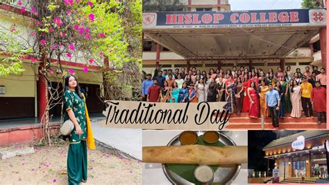 hislop college traditional day exploring “anna idli”restaurant college collegelife vlogs
