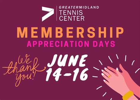 Membership Appreciation Days — Greater Midland