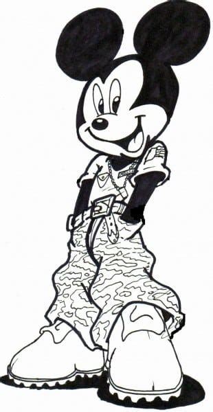 Top 10 free printable graffiti coloring pages online. Gangsta Drawing Pictures | Free download on ClipArtMag