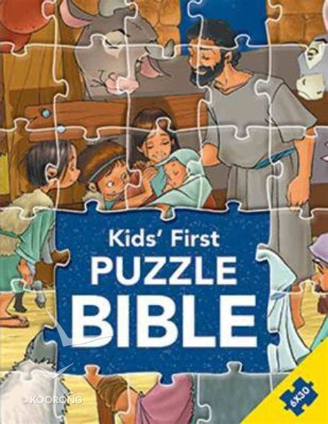 Kids First Puzzle Bible Six 30 Piece Puzzles Kids Puzzle Bibles