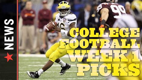Week 1 college football viewing guide, picks against the spread. College Football Week 1 Picks Against the Spread: Alabama ...