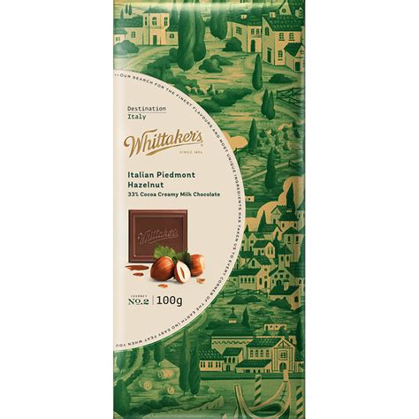 Whittaker S 33 Cocoa Creamy Milk Chocolate Combined With Italian